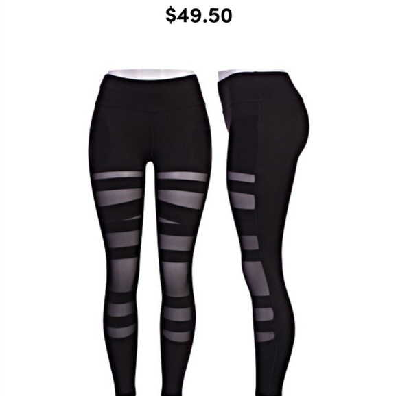 pop fit Pants - Black leggings with pockets